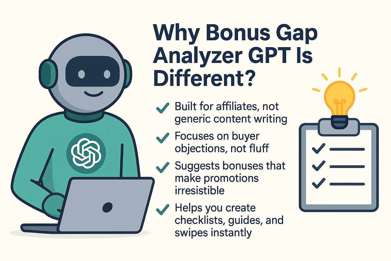Bonus Gap Analyzer Your Offer Booster Assistant